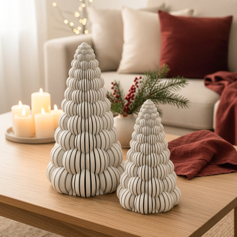 VENA rebrasta jelka kremno bela