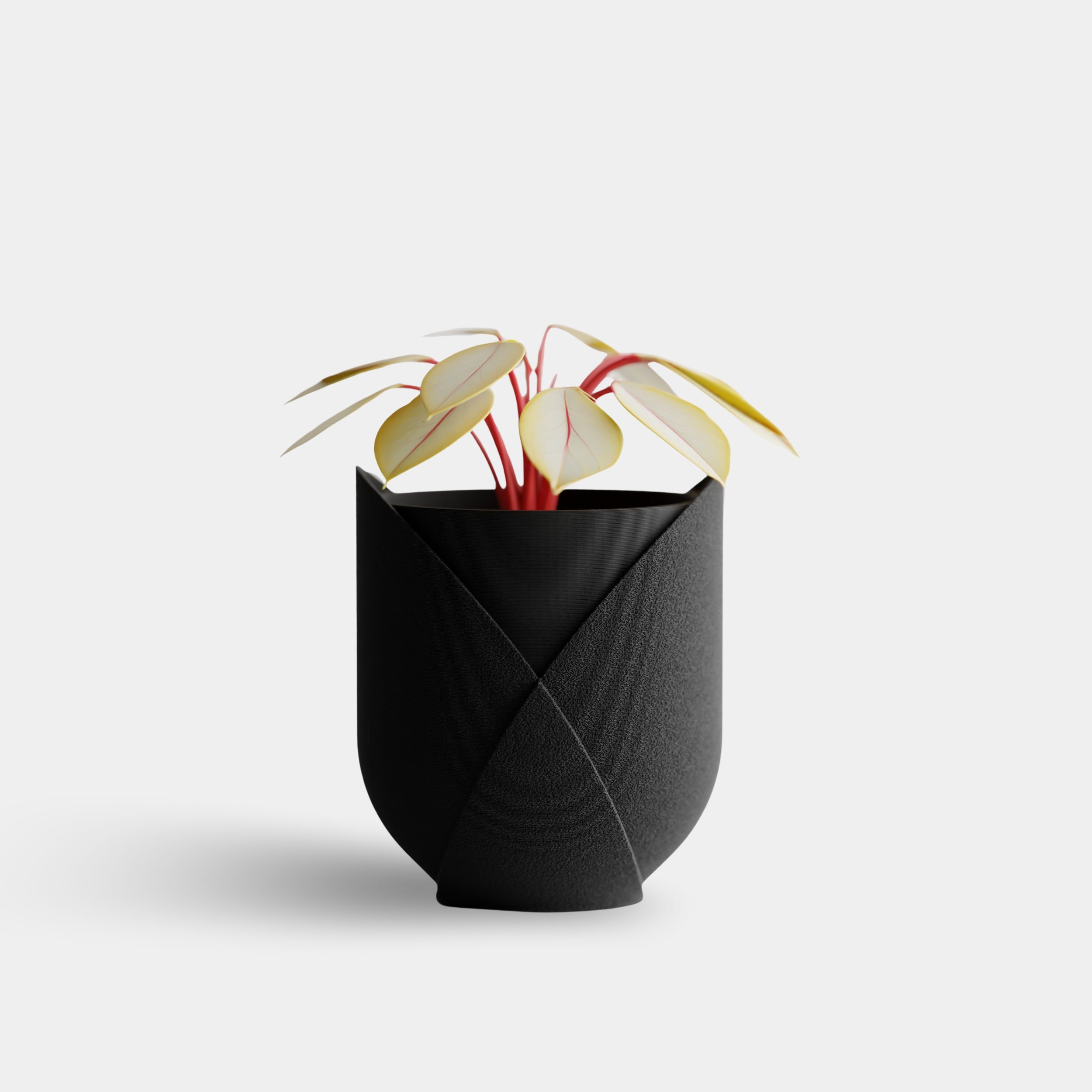 ELYNDRA cvetlični lonec, črna