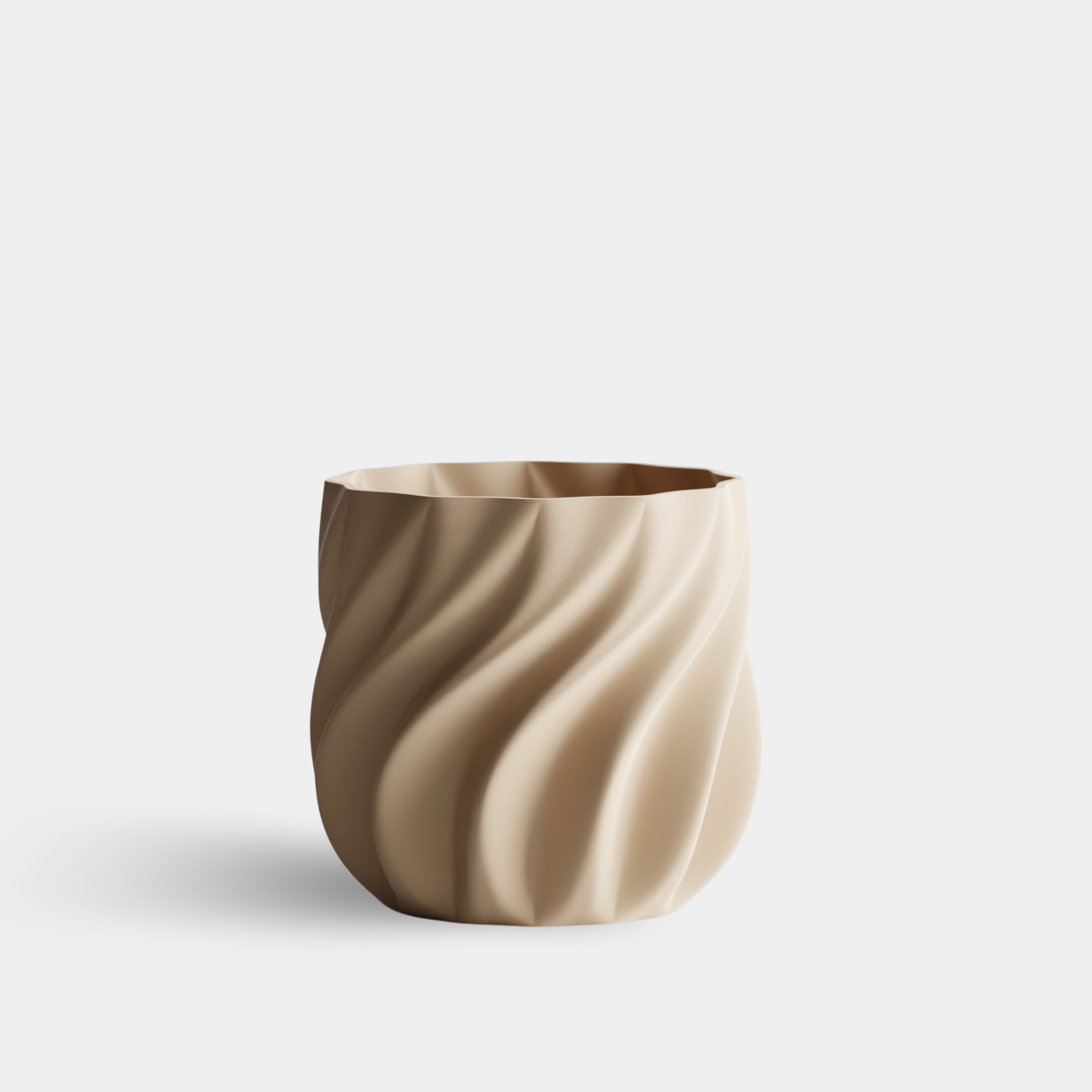 SMOOTH SWING cvetlični lonec, bež