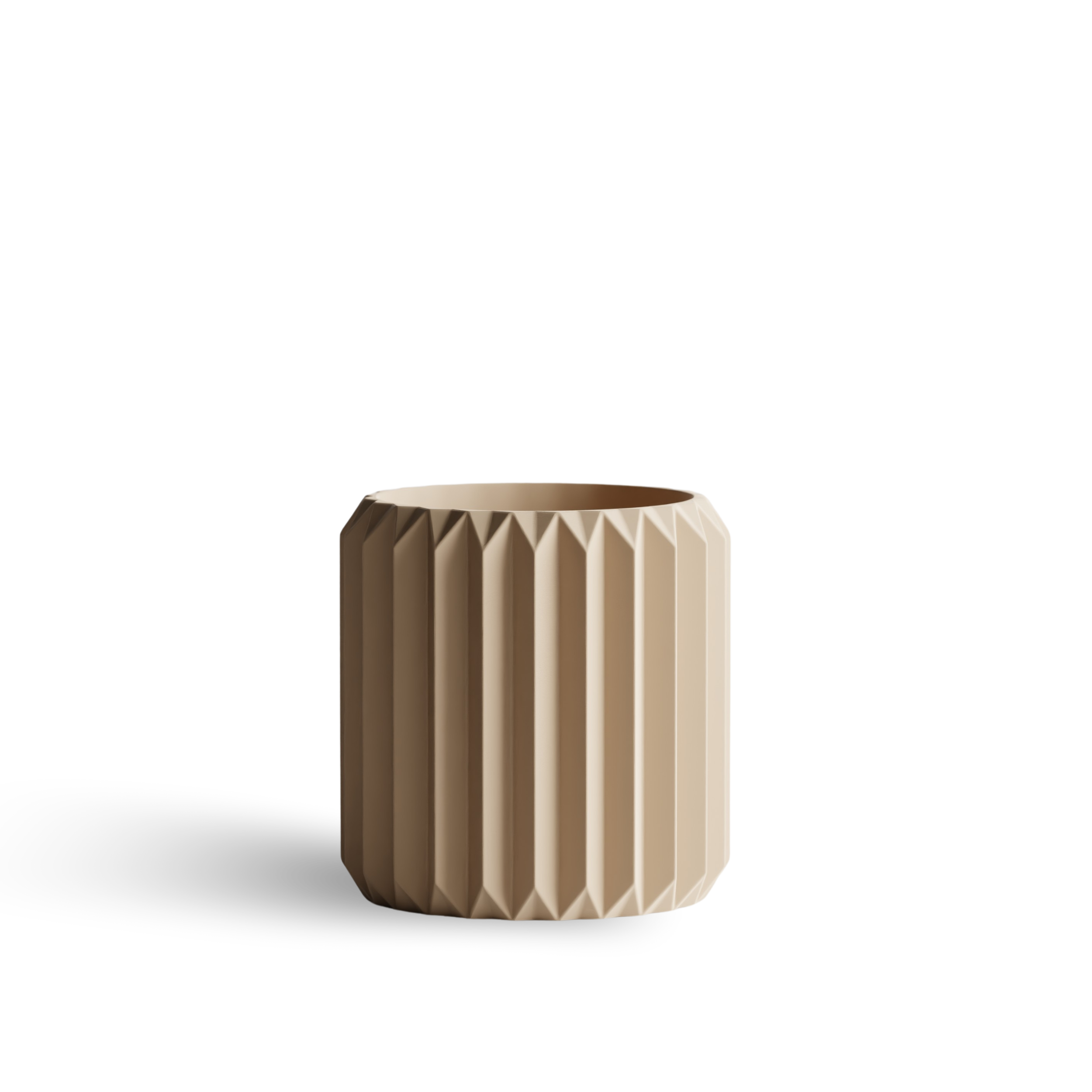 ORIGAMI cvetlični lonec, bež