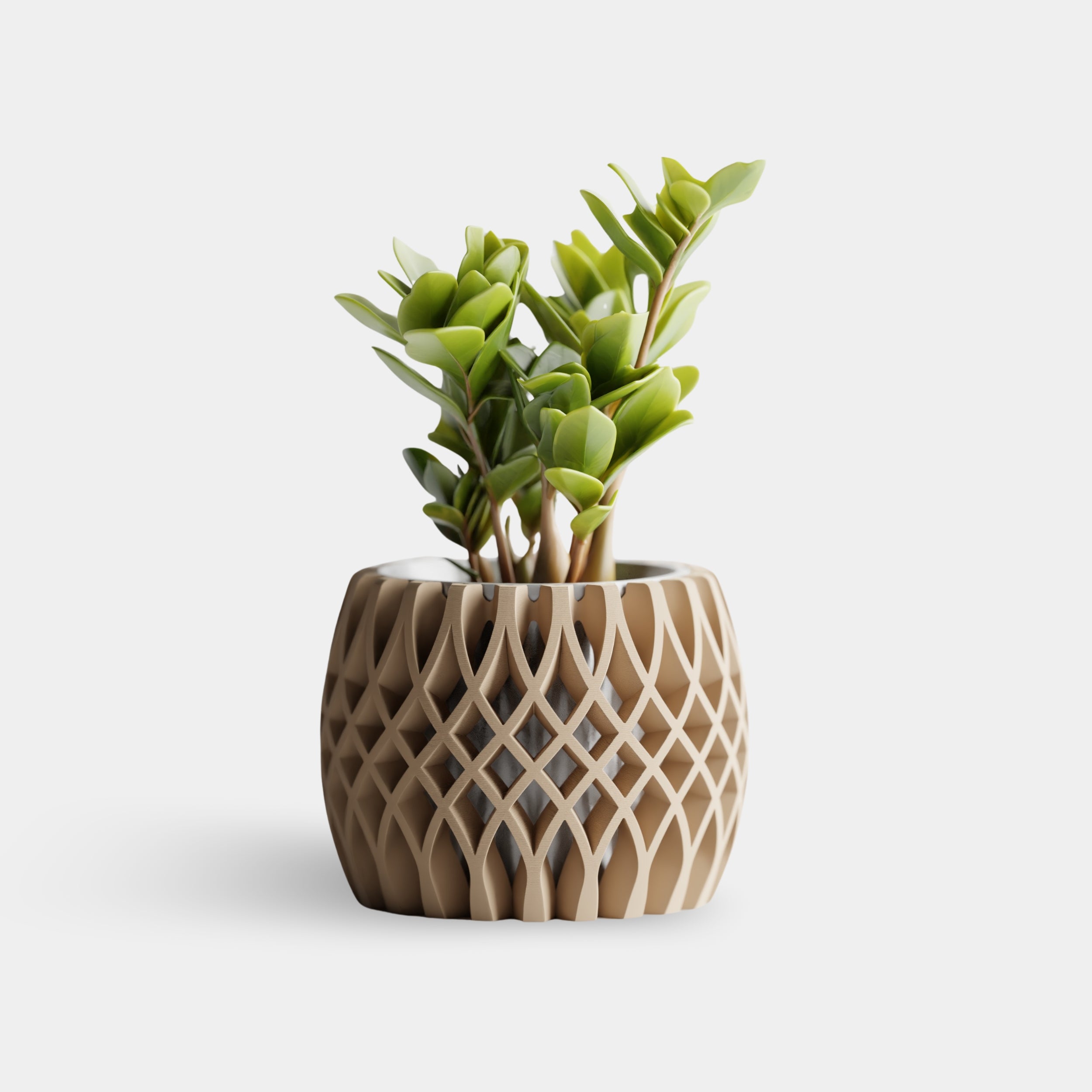 INTERWEAVE cvetlični lonec, bež