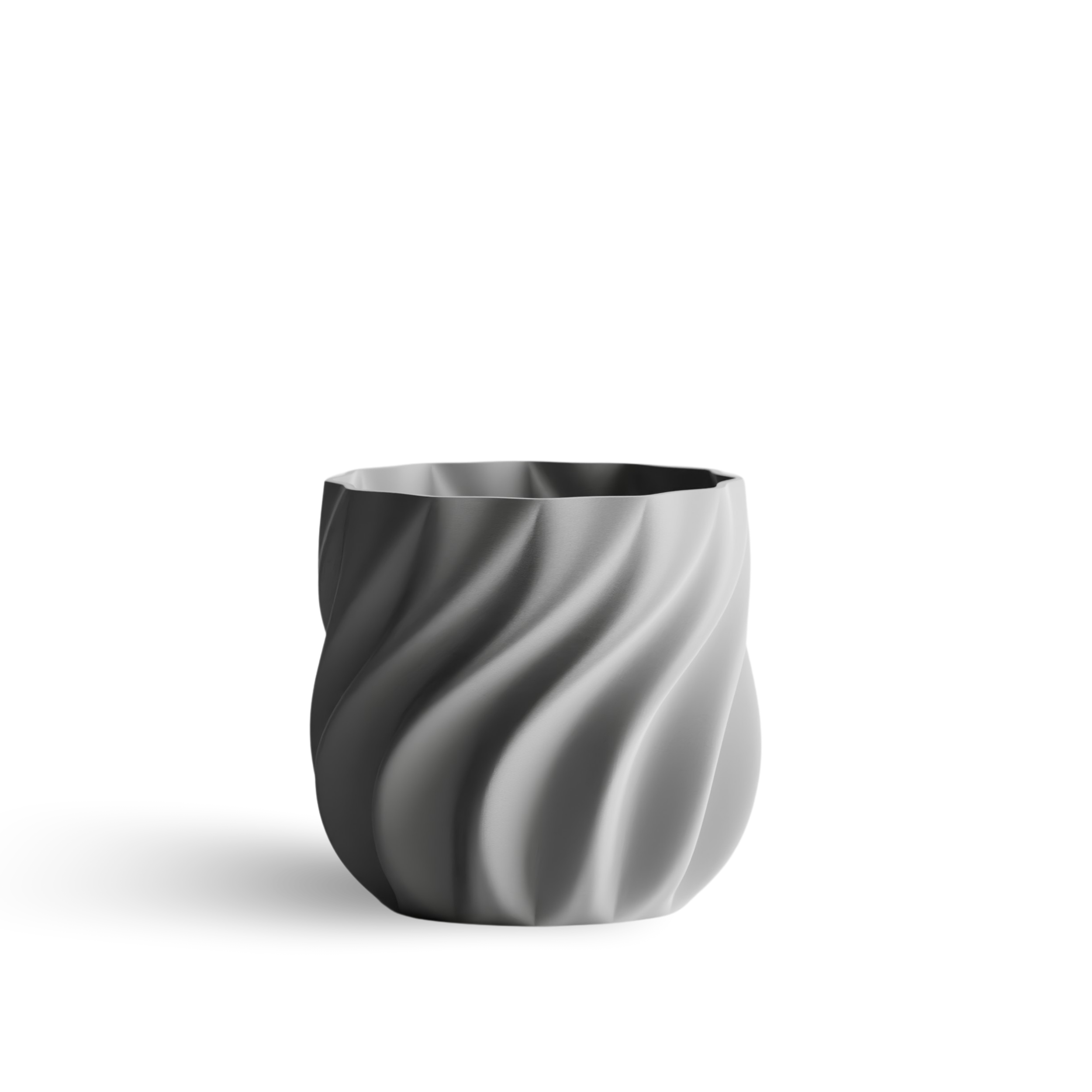 SMOOTH SWING cvetlični lonec, siva