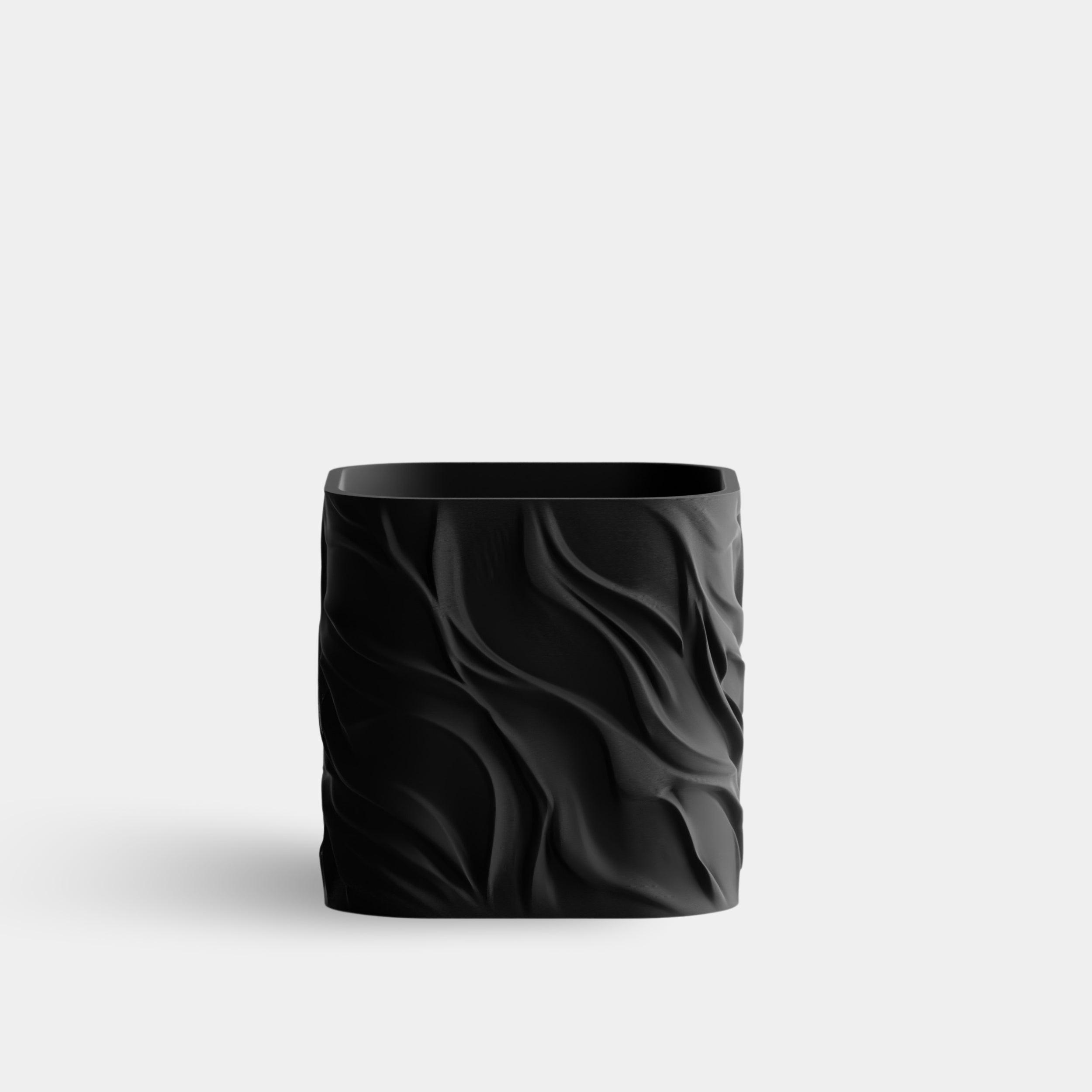 WAVES cvetlični lonec, črna