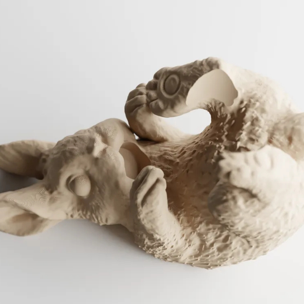 Zajček pijanček, držalo za steklenico