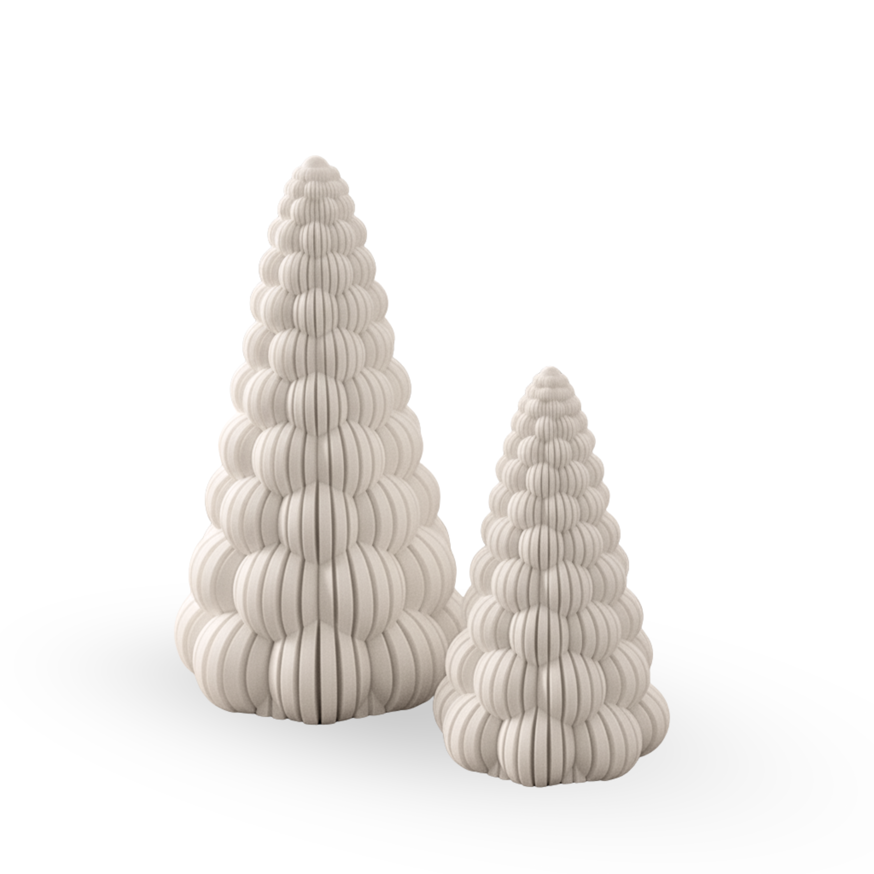 VENA rebrasta jelka kremno bela