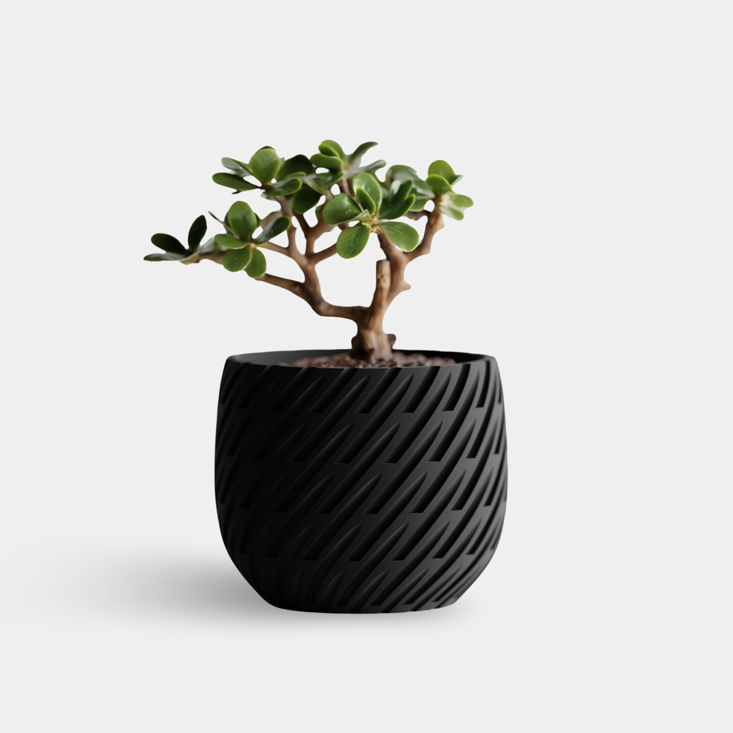 LOIREN cvetlični lonec, črna