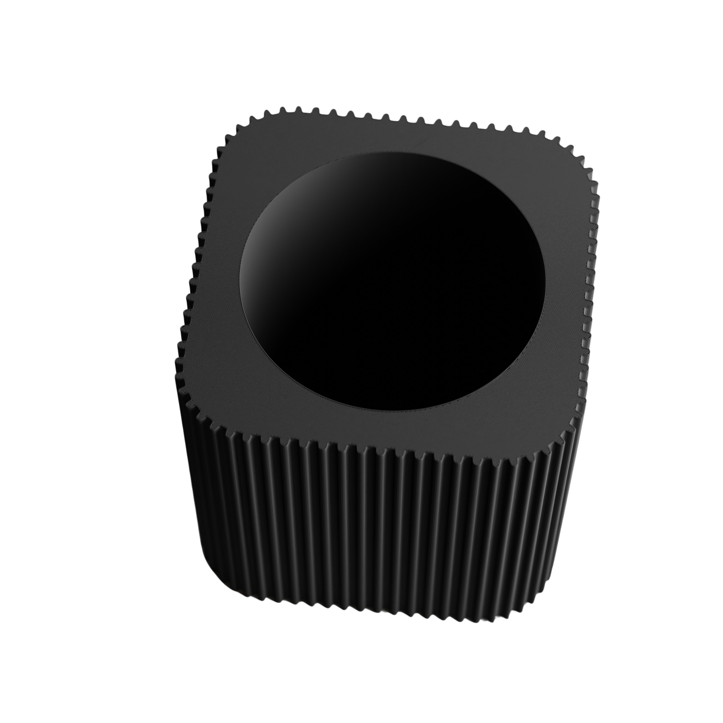 LINEA cvetlični lonec, črna