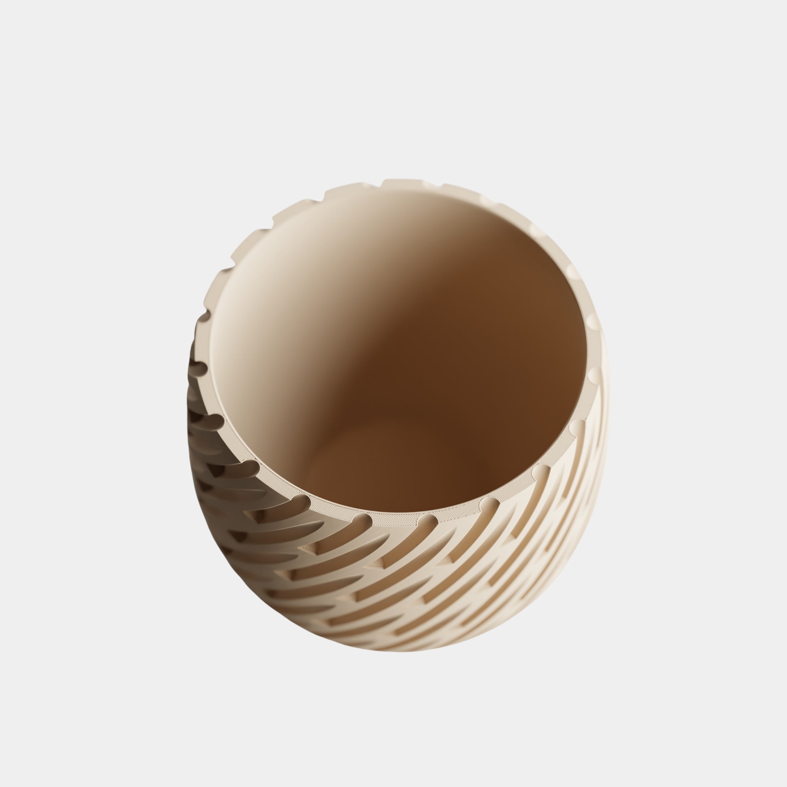 LOIREN cvetlični lonec, bež