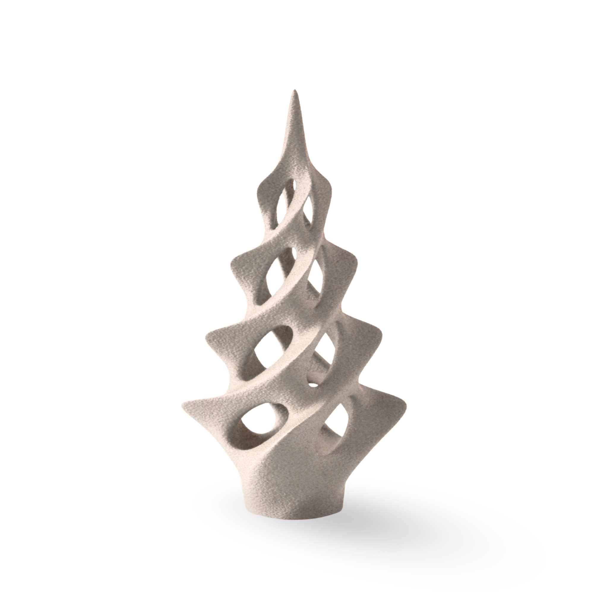 TWIST jelka kremno bela