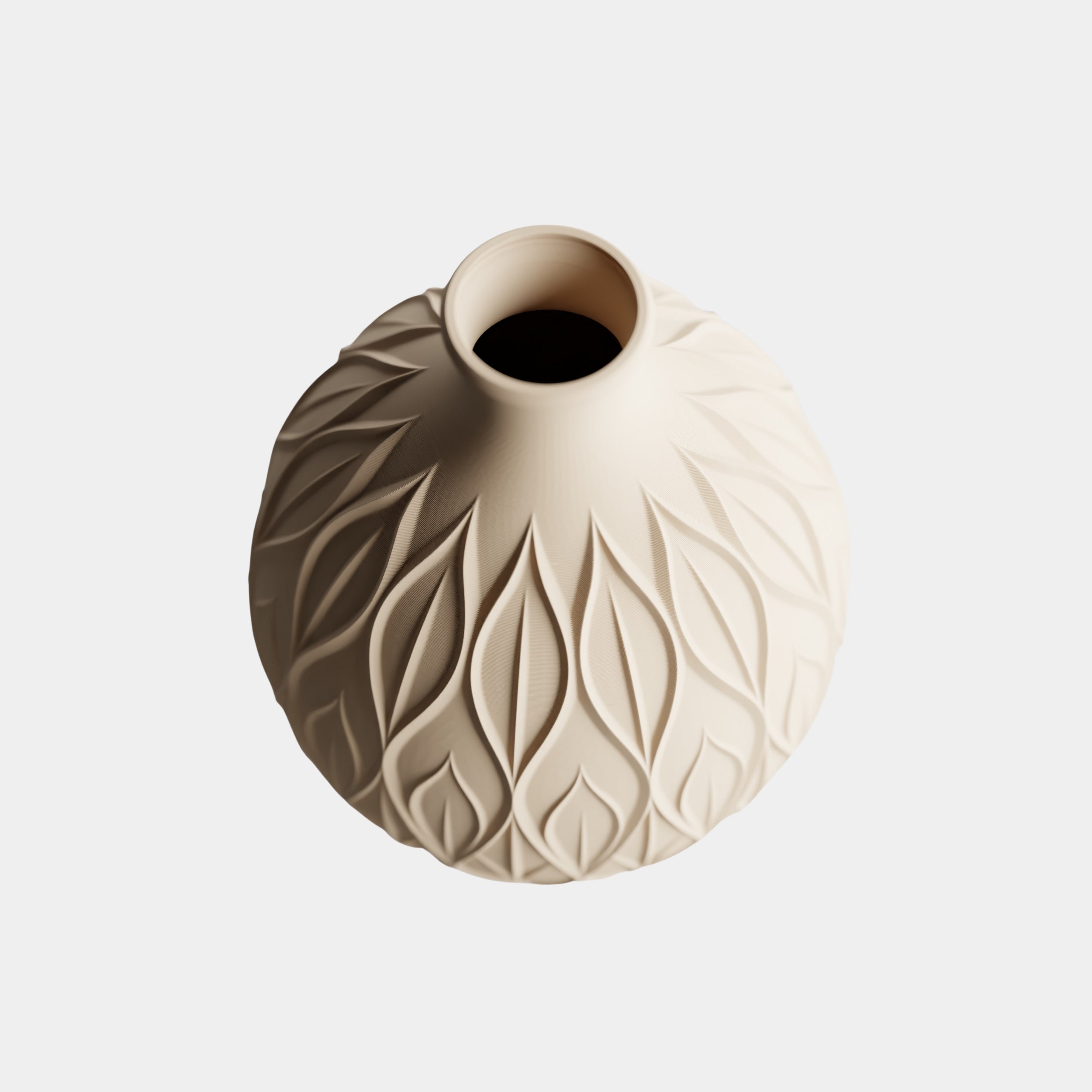 VERDANELLE vaza sa suho cvetje, bež