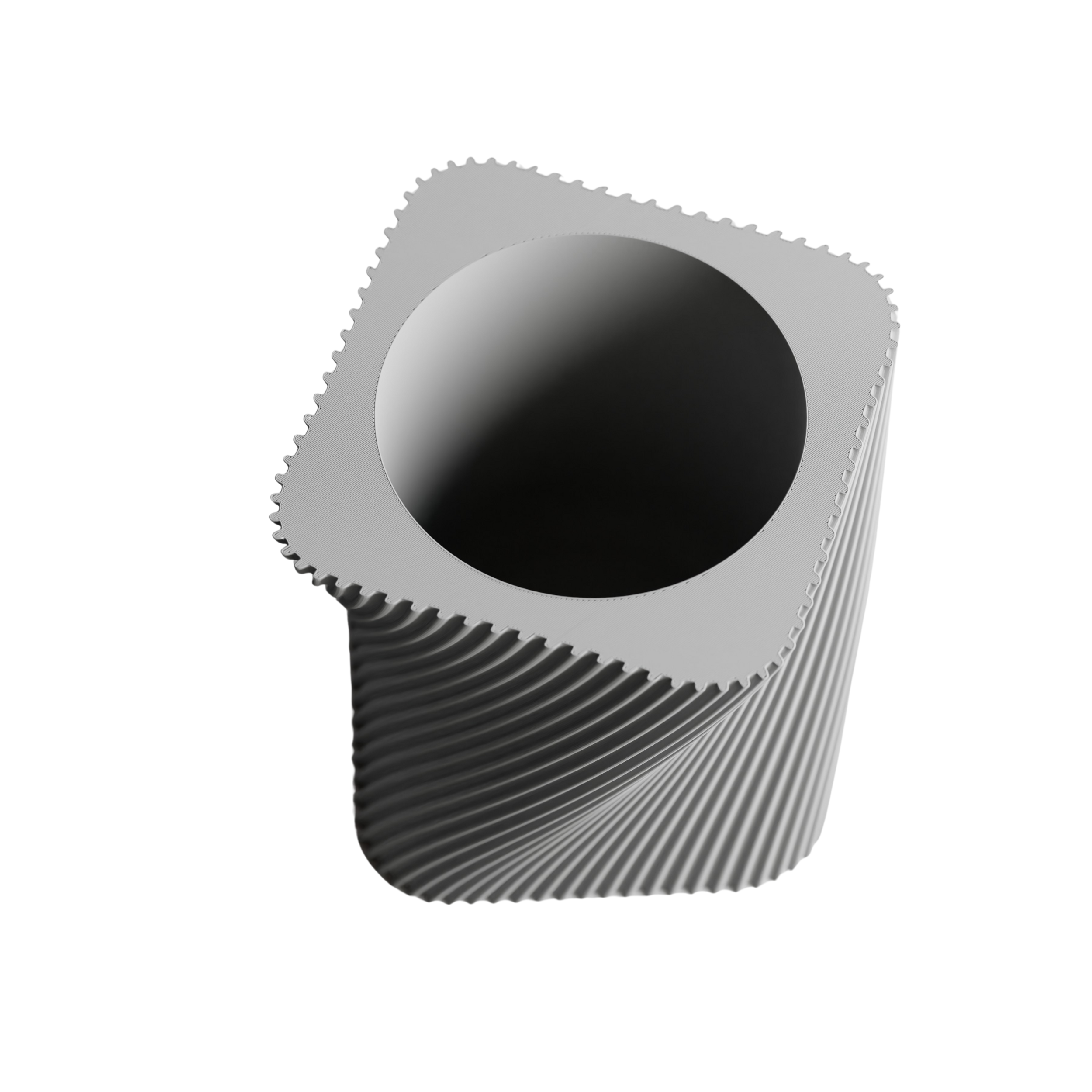 RIVORA cvetlični lonec, siva