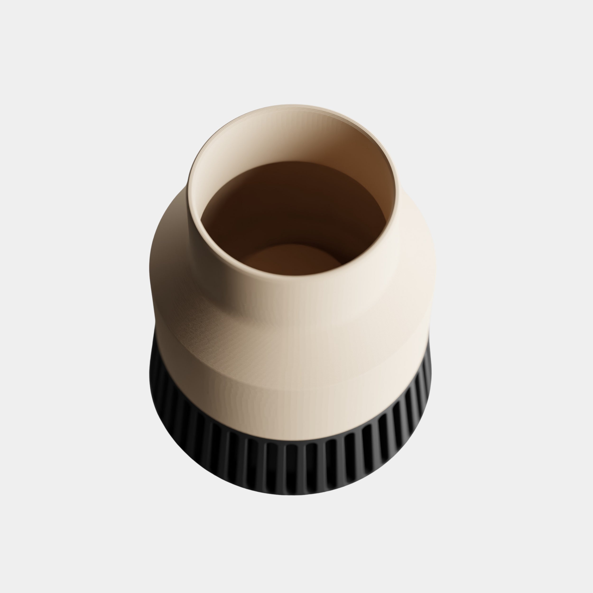 VAREON vaza sa suho cvetje, bež