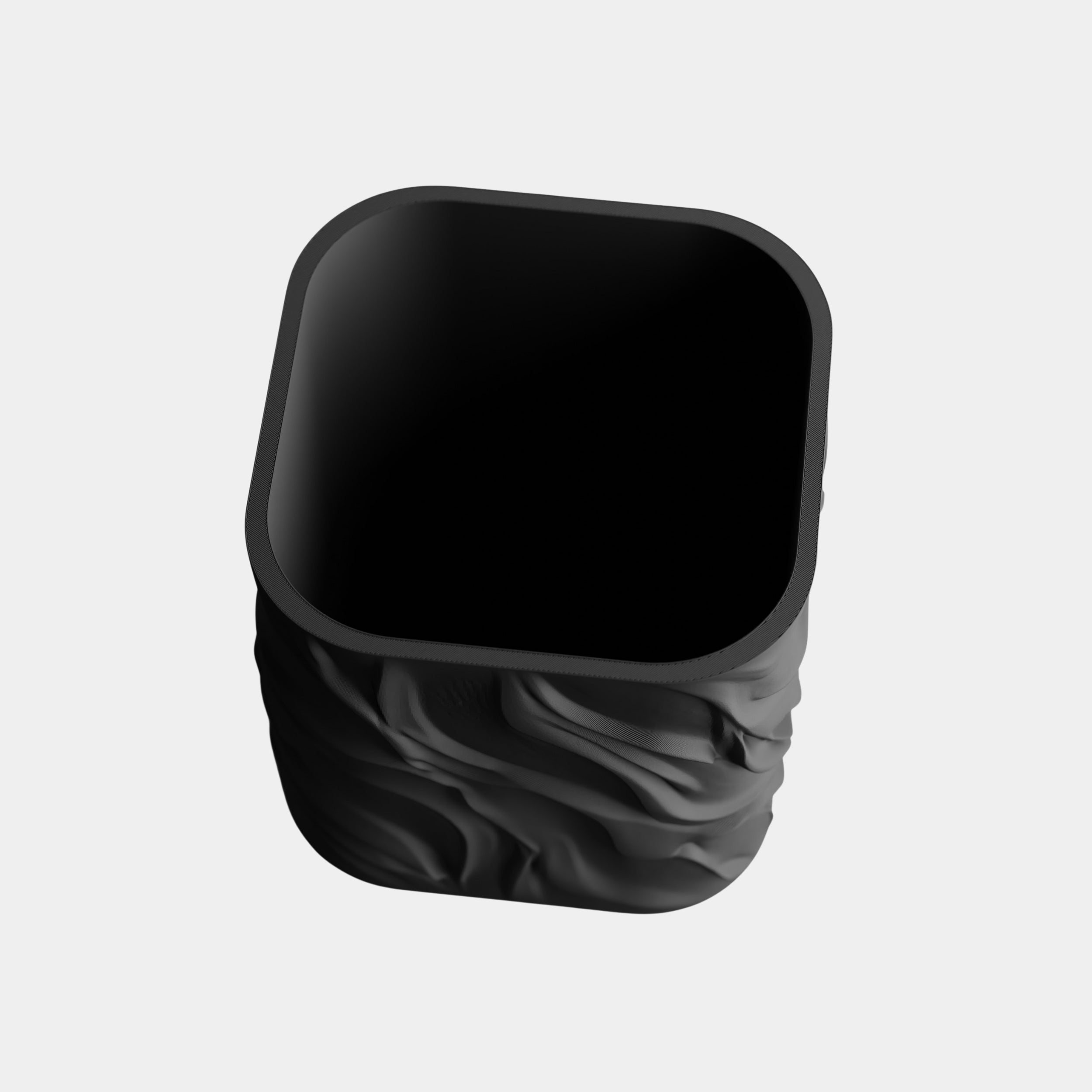 WAVES cvetlični lonec, črna