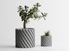 TWIST Planter - gray