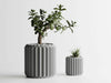 ORIGAMI Planter - gray