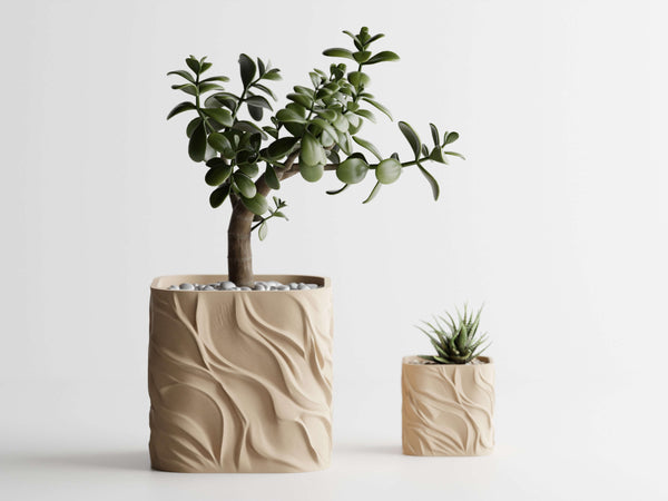 WAVES Planter - beige