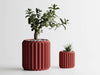 ORIGAMI Planter - red