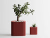 LINEA Planter - red