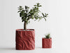 WAVES Planter - red