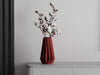 ORIGAMI vase - red