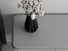 ORIGAMI vase - black