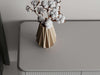 ORIGAMI vase - beige