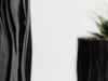 WOOD LOG Planter - black