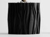 WOOD LOG Planter - black
