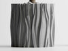 WOOD LOG Planter - gray