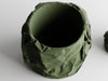 CRUMBLED Planter - green