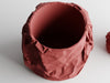 CRUMBLED Planter - red