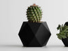 GEO TRIO Planter Set - black