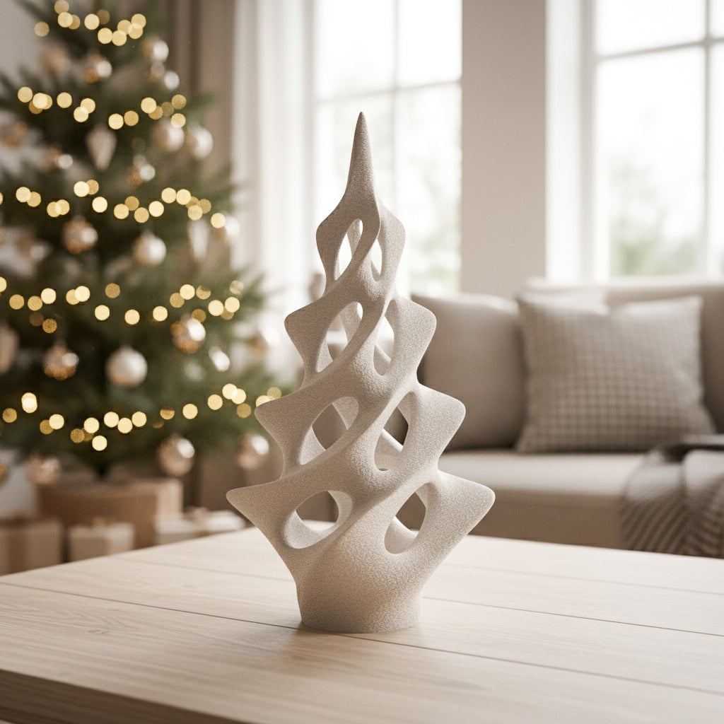 TWIST jelka kremno bela