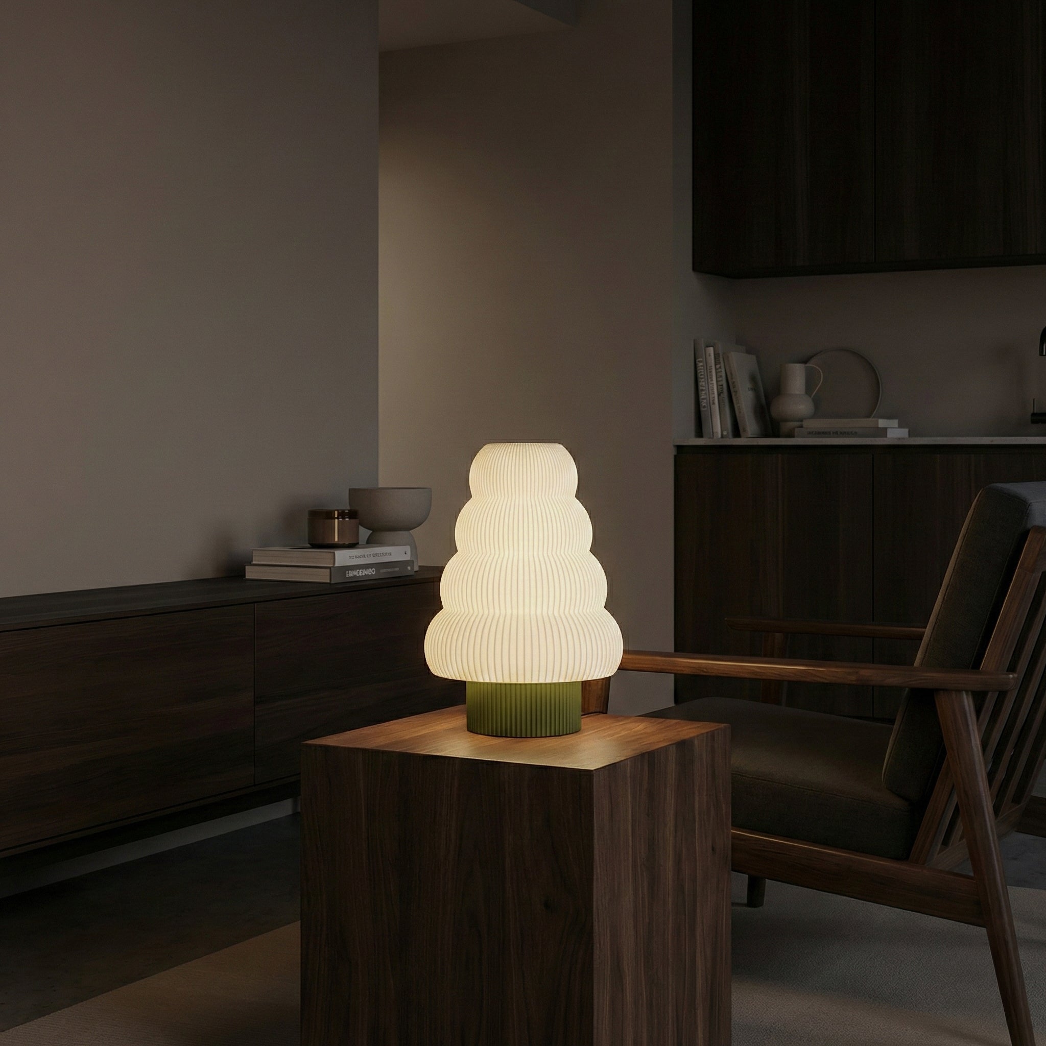 KUMO CIRRUS namizna svetilka, zelena