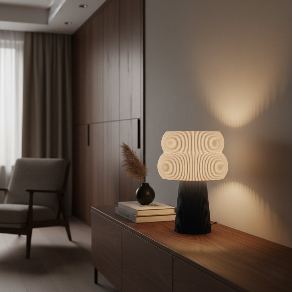 KUMO PUFF namizna svetilka, modra