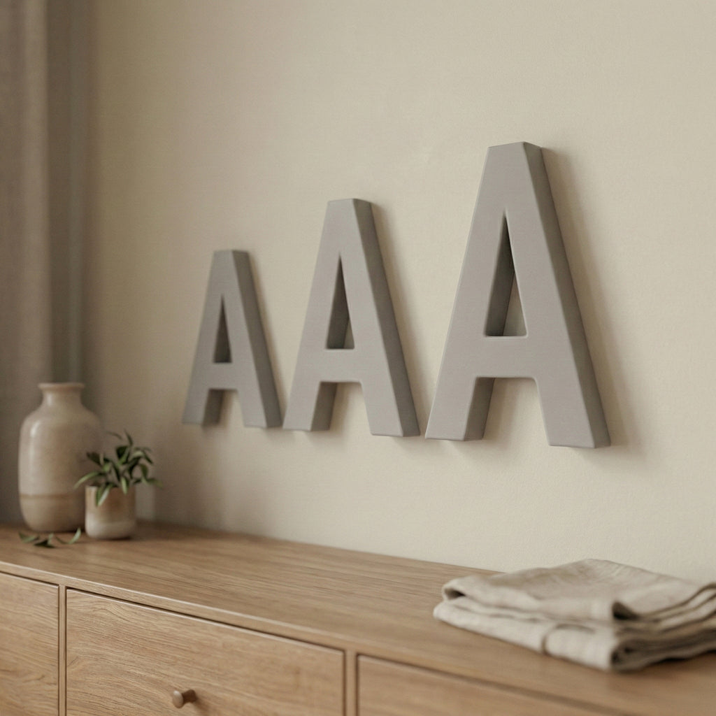 Napis za steno po želji, kremno bela