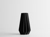 ORIGAMI vase - black