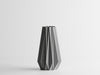 ORIGAMI vase - gray