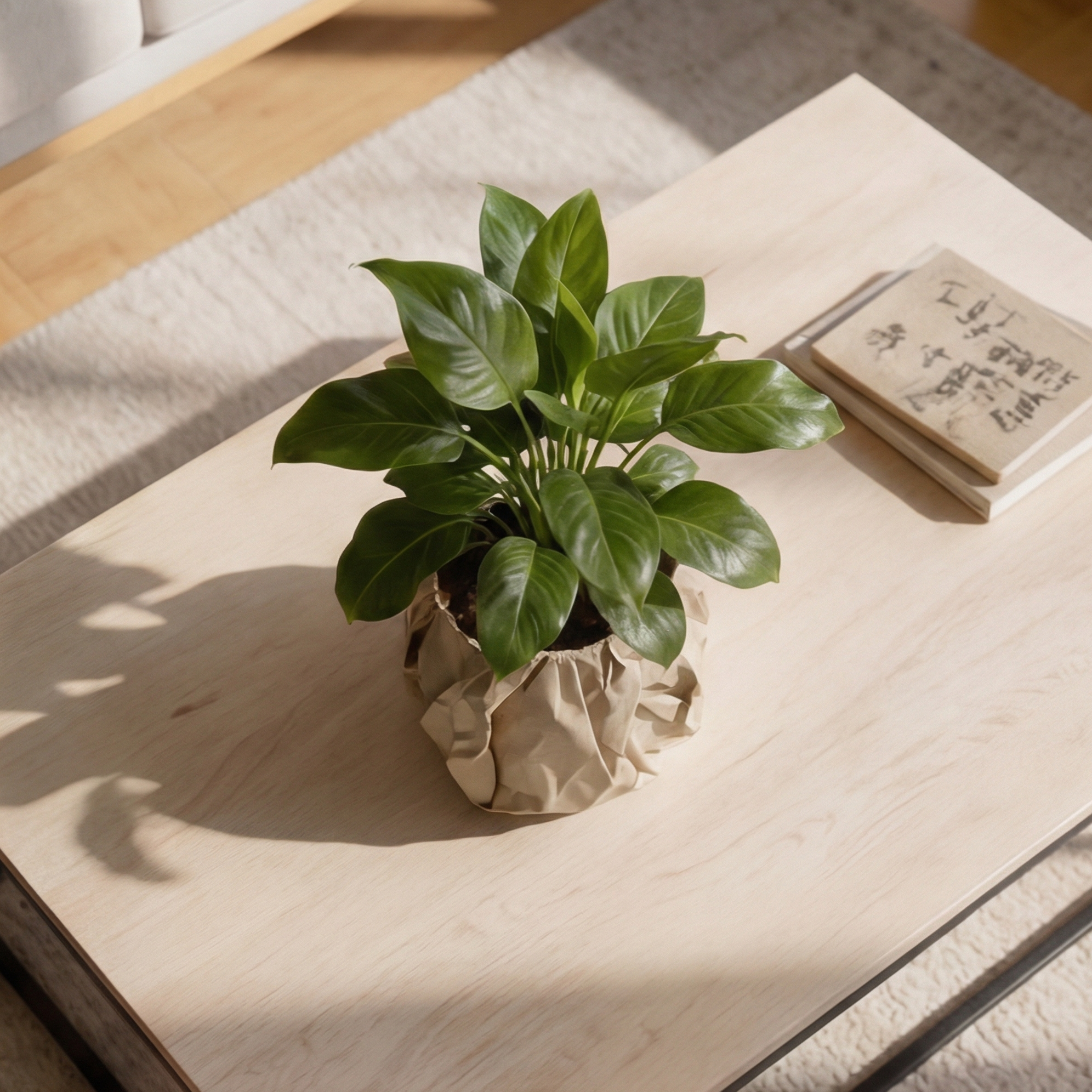 CRUMBLED cvetlični lonec, bež